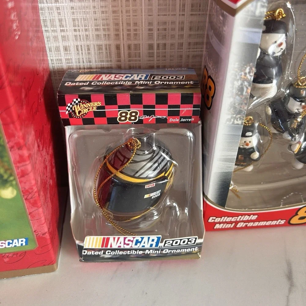 Dale Jarrett 88 Hallmark Keepsake Christmas Ornaments Bundle of 3 Mini's‎ UU